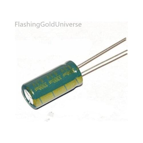 6.3 V 3300 UF 6.3 V3300 UF 3300 UF6.3 V 6.3V 3300UF 6.3V 10*20mm best quality New origina