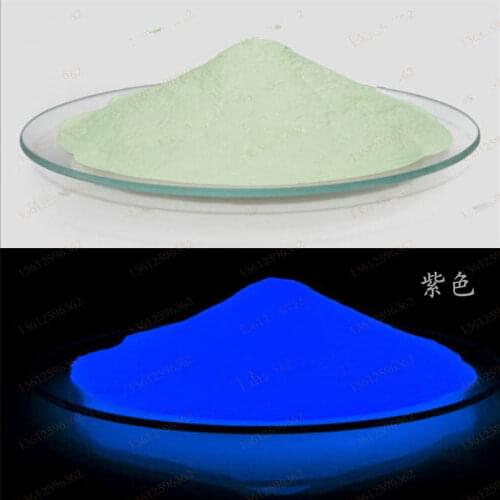 New White/Purple Light luminous powder,phosphor powder,DIY Nail Art 50g/bag,Glowing in the dark,advertisement Paint pigment