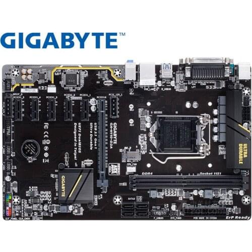 Gigabyte GA-H110-D3A original mainbaord LGA 1151 DDR4 USB3.1 USB2.0 32GB H110-D3A USED desktop motherboard