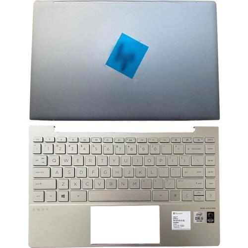 Original Laptop For HP Envy 13T-BA 13-BA TPN-C145 LCD Back Cover/Palmrest Upper Case Notebook Computer Case Laptop Case Silver