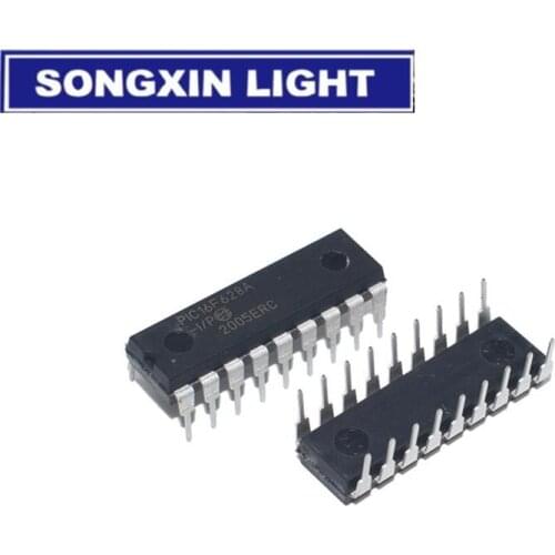 PIC16F628A-I/P DIP-18 PIC16F628A PIC16F628 16F628 Flash-Based, 8-Bit CMOS Microcontrollers
