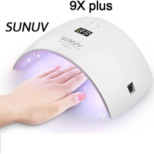 SUNUV SUN9x Plus Nail Dryer 36W UV Lamp Nails LED Lamp Curing Light Nail Art Machine Tools with LCD Timer for Gel Polish