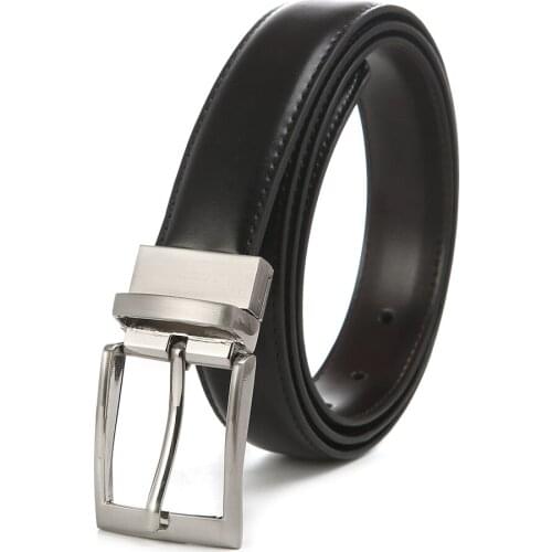 Western simple men and women all-match universal belt PU