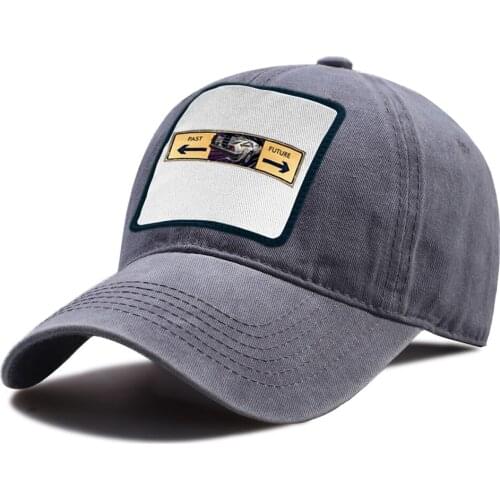 Back To The Future Hip Hop Riding Hats Sport Unisex Baseball Caps Adjustable Summer Snapback Hat Outdoor Cotton Baseball Cap