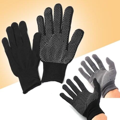 1 Pair Heat Resistant Protective Glove Hair Styling For Curling Straight Flat Iron Work gloves Safety gloves High Quality