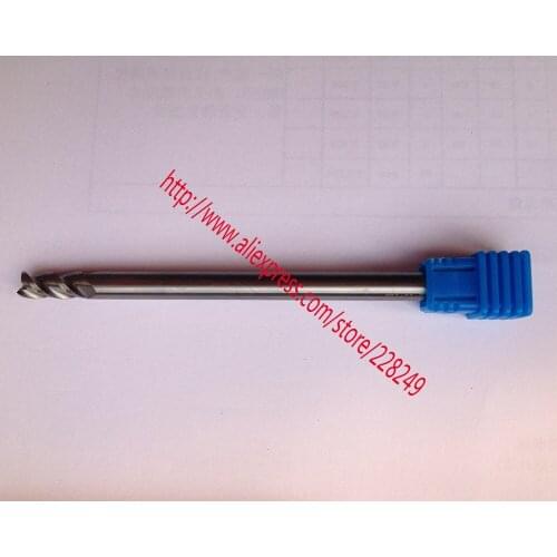 1pc D3*8*D3*75 HRC50 3 Flutes Solid Carbide Flat End Mills For Aluminum CNC Milling Cutters Router Bits