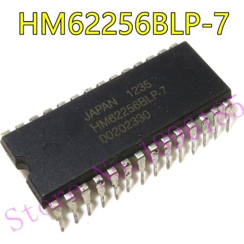 1pcs/lot HM62256BLP-7 HM62256 HM62256ALP HM62256A 62256 DIP-28 In Stock