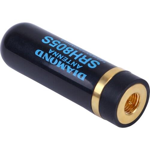 2pcs/lot Diamond SRH805S mini dual band vhf uhf antenna sma male connector for Baofeng UV-3R two way radio walkie talkie Antenna