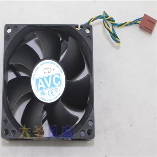 AVC 8CM I3/I5 4-pin silent CPU fan DS08025R12U