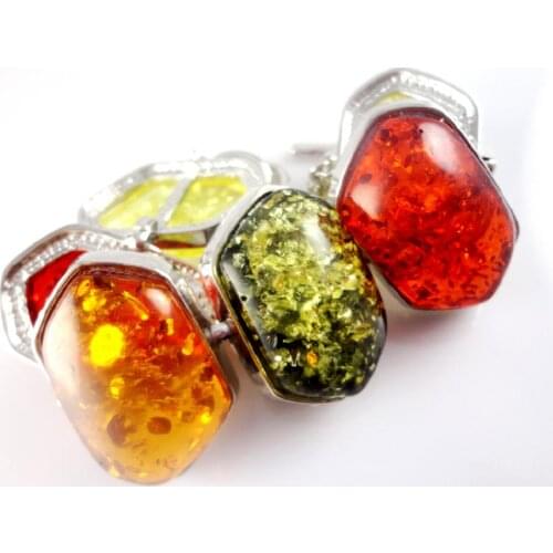 Free shipping Fashion Precious Modernist TEARDROP GOLDEN HONEY PRESSED AMBERS Bracelet jewellery making C61