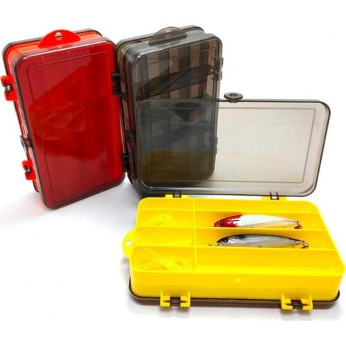 Fishing Lure Tray Double-Sided Waterproof Seal PP Sun Protection Tackle Storage Box for Fishing Fishing Lure Tray