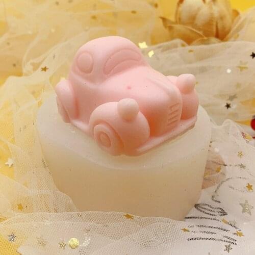 Cartoon Classic Car Chocolate Mold Ice Cream Pudding 3D Stereo Little Boy Birthday Cake Decoration Car Modeling Mold Resin Mold