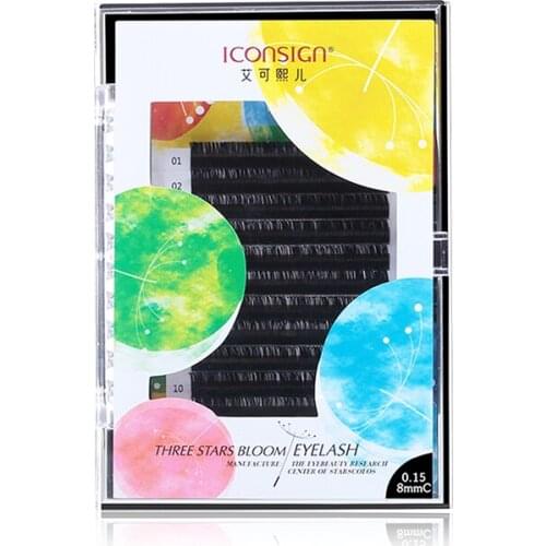 Natrual Eyelashes Hollow Inside Super Soft Eyelashes Silk False Volume Tail 2 bifurcate on top Eyelash extension Cilia Make up