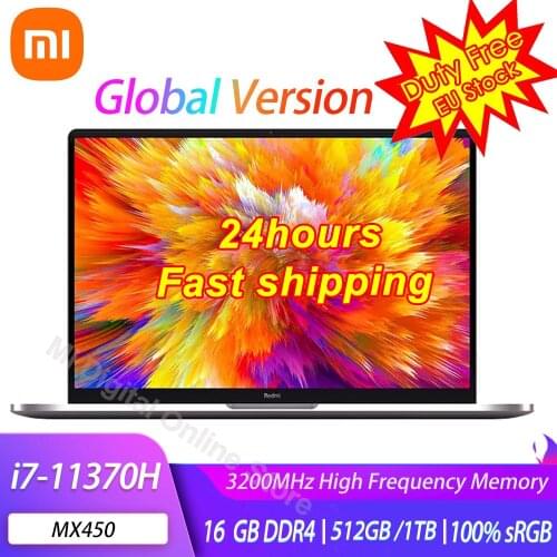 2021 Xiaomi RedmiBook Pro 15 Laptop Intel Core i7-11370H MX450 16GB DDR4 512GB/1TB SSD 15.6 Inch Notebook 90HZ 3.2K Screen PC