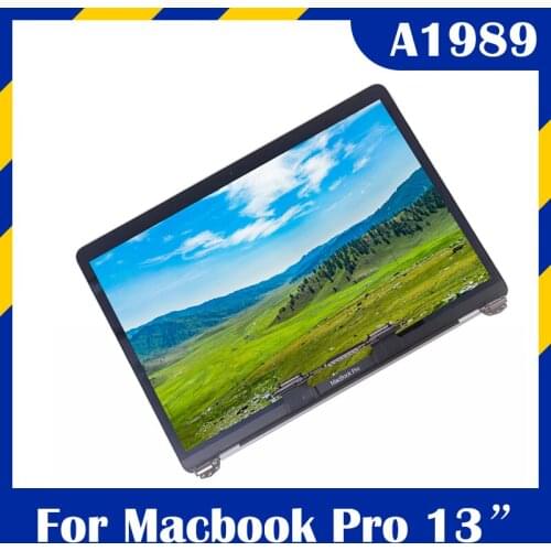 New A1989 LCD Screen Assembly for Macbook Pro Retina 13" A1989 LCD Full Display Complete Assembly EMC 3214 MR9Q2 2018 Year
