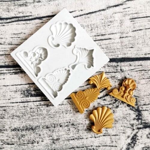 Wholesale 10 pcs/lot Architectural Decoration Silicone Mold Fondant Chocolate Sugarcraft Mold Cake Decorating Tools