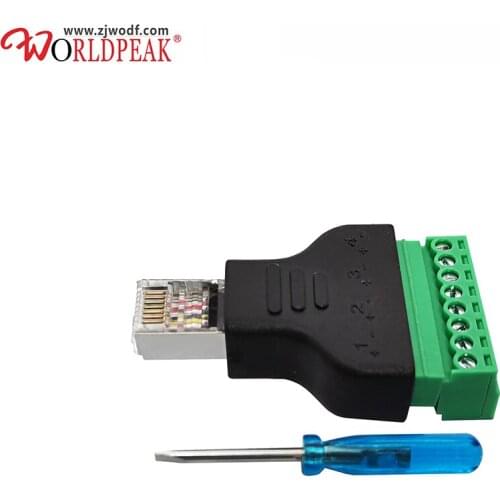 Free shipping 10PCS RJ45 8C8P Connector