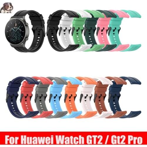 Replaceable Smart Watch Bracelet Band For Huawei Watch GT2 / Gt 2 Pro Silicone Watch Band For Honor Magic 1/2 Sport Wrist Strap