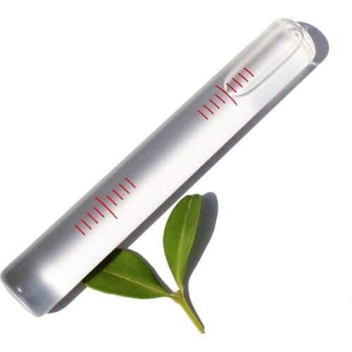 High Quality Level Vial Bubble Glass Tube Spirit Level Measurement Instrument 5'/2 mm 14*100MM 1PCS