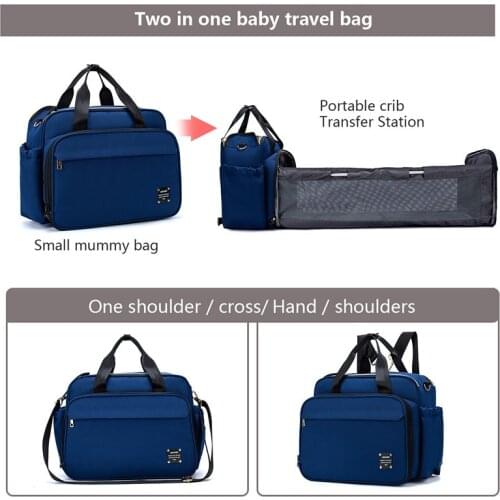 Mommy Bag Bassinet For Baby Bed Foldable Backpack Newborn Travel Indoor Backpack Breathable Infant Sleeping Basket