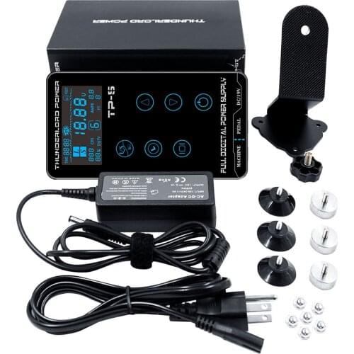 Tattoo Power Supply HURRICAN UPGRADE Touch Screen TP-5 Intelligent Digital LCD Makeup Dual Tattoo Power Supplies Set