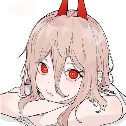 Personality Chainsaw Man Anime Car Sticker Camper Decal Trunk Vinyl Car Wrap Windshield Waterproof Decoration Apply To Car Door