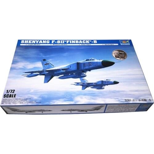1/72 China Shenyang F-8-II "Finback"-B Fighter Military Assembled Model Toy
