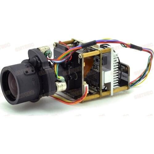 12MP IP Camera Module Auto IRIS Motorized 3X Video Zoom Sony IMX226 Hi3519 UHD 4K CCTV Security Main Board PCB SIP-E226KML-3611