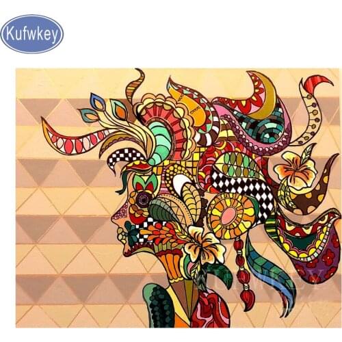 5D DIY Diamond Painting,"octopus"3d Cross Stitch,5d Diamond Embroidery,Mosaic,square Rhinestones,abstract woman,Home Decor