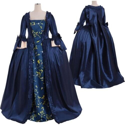 Cosplaydiy Custom Made 18th Century Rococo Ball Gown Dress Marie Antoinette Masquerade Fancy Belle Dress L320
