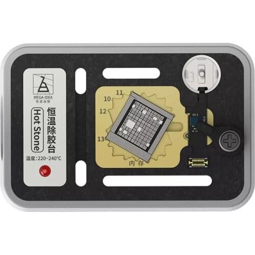 QIANLI Hot Stone 3 in1 Constant Temperature Fixture for IPHONE 7-11 Pro Max CPU Fingerprint Chip Hard Drive Welding Platform