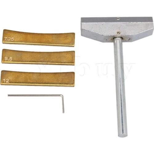 Yibuy Guitar Fingerboard Fret Press Caul Insert Tool w/Wrench for Guitar Maker