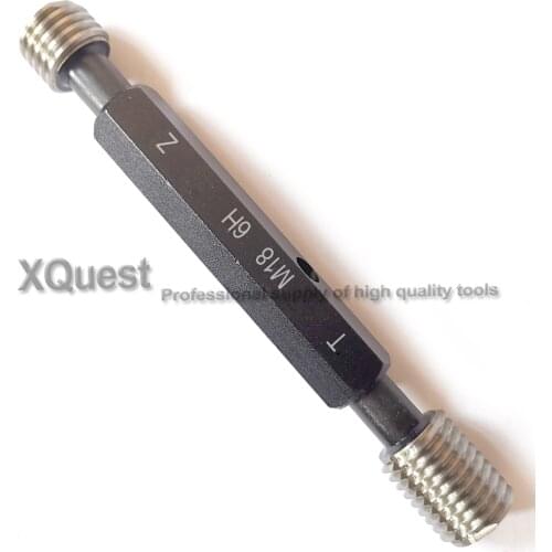 Right hand thread Plug gauge gauges M18 M18X2.5 M18X2 Metric Fine Internal Thread gage M18X1.5 M18X1.25 M18X1 M18X0.75 M18X0.5