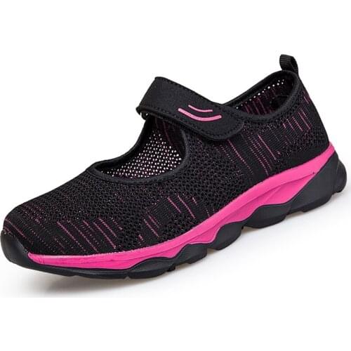 2021 Summer Fashion Women Flat Platform Shoes Woman Breathable Mesh Casual Sneakers Women Zapatos Mujer Ladies Boat Shoes