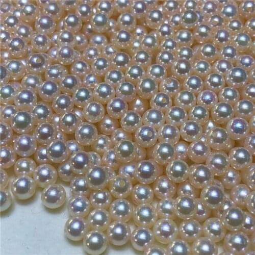 Round pearl freshwater pearl AAA 3mm-10mm white round pearl