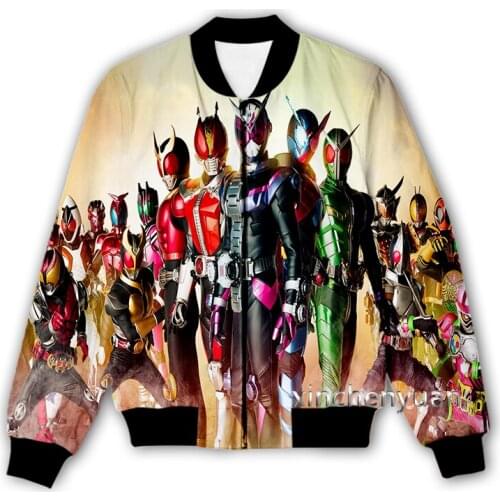 Xinchenyuan New Men/Women 3D Printed Anime Kamen Rider Casual Jacket Fashion Streetwear Men Loose Sporting Jacket & Coat Q14