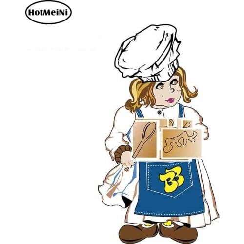 HotMeiNi 13cm x 7.3cm For Bakie S Bakery Car Stickers And Decals Vinyl Material Body For Car Occlusion Scratch Creative Decor