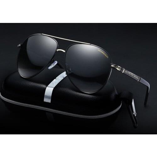 Men Vintage Alloy Polarized Sunglasses Classic Brand Sun glasses Coating Lens Driving Shades For Men/Women De Sol