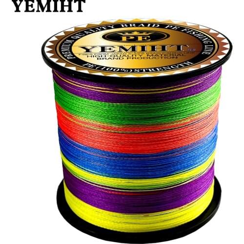 YEMIHT 300M 8 Strands 4 Strands Japan Braided Fishing Line Multifilament Braided for Carp Fishing
