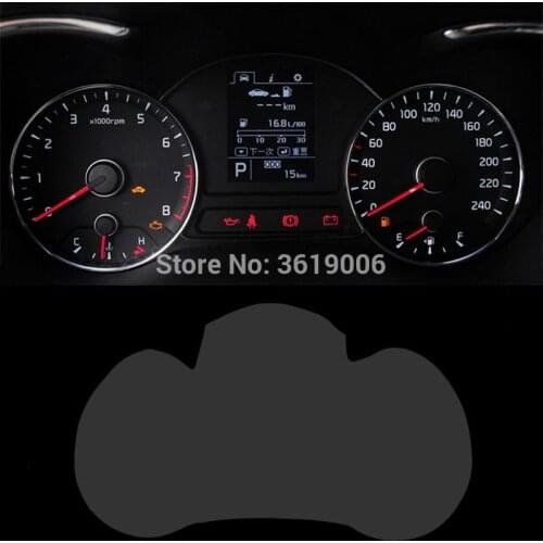 TOMMIA For KIA K3 13-17 Screen Protector HD 4H Dashboard Protection Film Anti-scratches Car Sticker