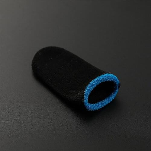 1 Pair Sweat-proof Fingers Gloves Seamless Touch Screen Thumbs Finger Sleeve for PUBG Phone Gaming Accessories
