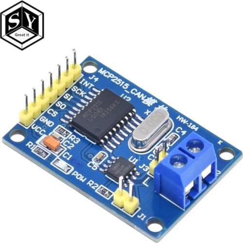 1PCS Great IT MCP2515 CAN Bus Module TJA1050 receiver SPI For 51 MCU ARM controller