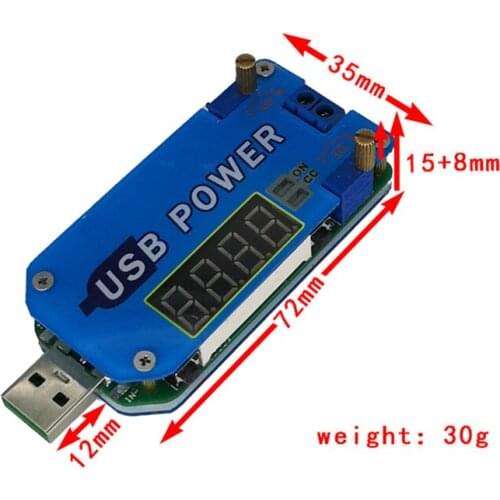 15W USB adjustable buck-boost power supply charging module 5V to 3.3V9V12V24V30V router DP2