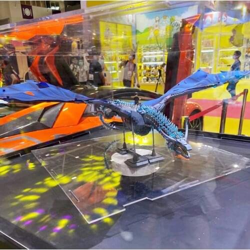 In Stock MOC 1691PCS Movie Toys The Viserion Dragon Model Assembly Building Blocks Bricks Kids Educational Birthday Gifts