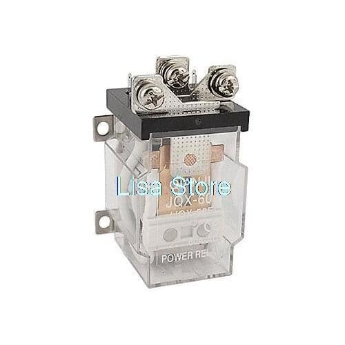 60A 240V AC 30V DC Contact Capacity Power Relay JQX-60F