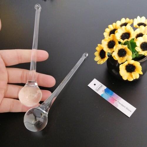 Camal 2Pcs150mm Clear Waterdrop Raindrop Chandelier Crystal Glass Ceiling Lamp Lighting Pendant Part Hanging Teardrop Prisms DIY