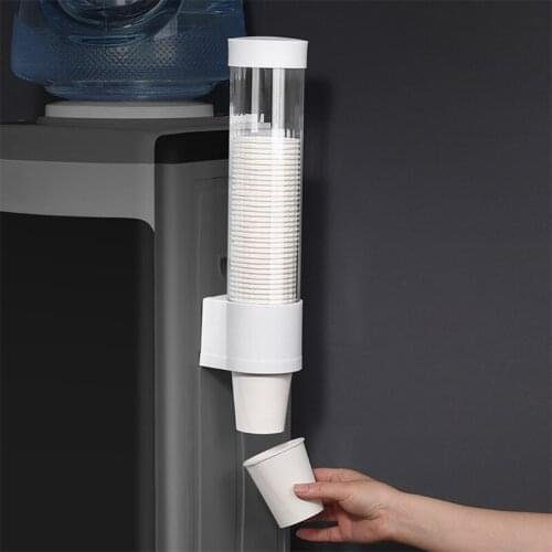 Dispenser Automatically Drop Cup Remover Disposable Cup Plastic Cup Paper Cup Dust Storage Rack