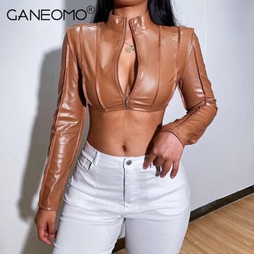 GANEOMO Women's Short Jackets