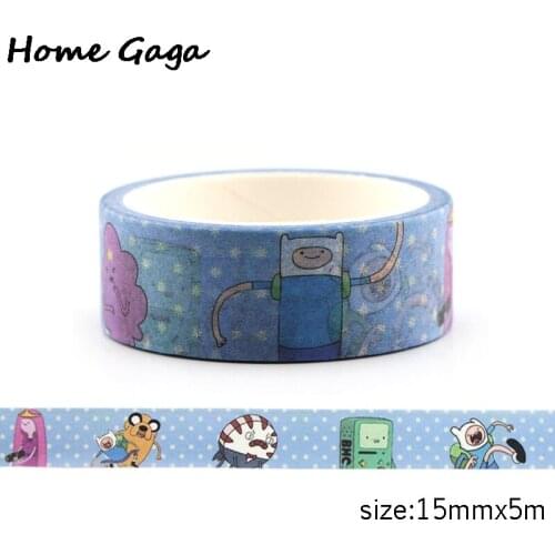 Homegaga cartoon kids washi tape sticker 90s decoration vintage diy Scrapbooking Adhesive tape washi paper tape fans gift D2306
