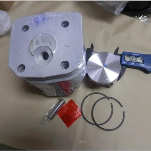 CYLINDER KIT 60MM FOR CONCRETE CUT OFF SAW HUSQVARNA PARTNER K1260 RAIL SAW ZYLINDER ASSEMBLY PISTON RING PIN CLIP 576 27 00 02
